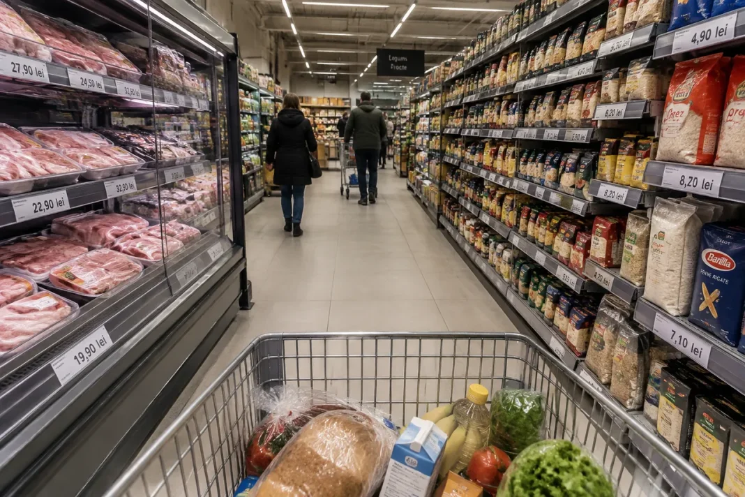 INS: Coșul de consum s-a scumpit cu 80% din 2017 până în 2026 INS: Coșul de consum s-a scumpit cu 80% din 2017 până în 2026
