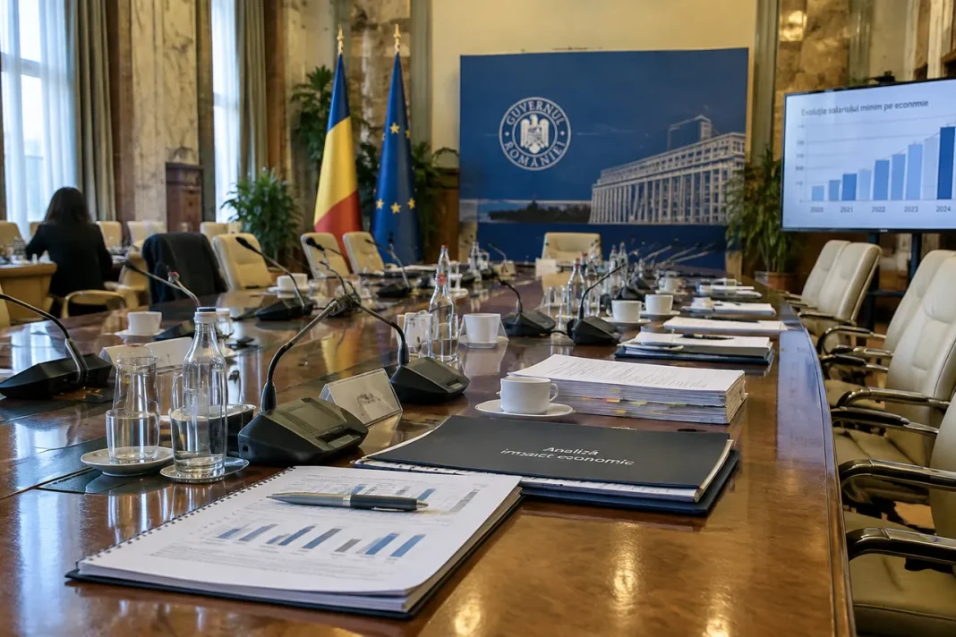 Salariul minim rămâne fără decizie: Guvernul reia discuțiile după întâlnirea din 29 octombrie Salariul minim rămâne fără decizie