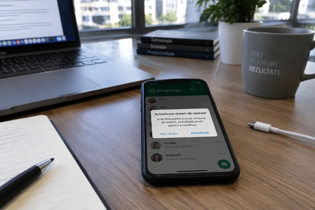 WhatsApp poate bloca accesul pe telefoanele cu sisteme de operare învechite WhatsApp poate bloca accesul pe telefoanele cu sisteme de operare învechite